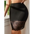 thumbnail image 4 of 1 Pack Women's Half Slip with Floral Lace, Above the Knee Length Underskirt for Under Dresses - Extender, 4 of 7
