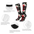 thumbnail image 4 of Women's Knee High Socks Bowling Bottle Print Thermal Soft Knee Long Socks, 4 of 7