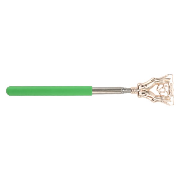 Ganga Única 1 Pc Rascaespaldas en Forma de Corazón para Baño, Viaje, Hotel, Acero Inoxidable Verde