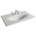 thumbnail image 2 of Kohler 3051-8-FF 37 in. Enameled Cast Iron Vanity Top with Integrated Oval Sink & 8 CC - Sea Salt, 2 of 2
