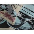 thumbnail image 4 of Ambesonne Nostalgic Quilted Bedspread Set 3 Pcs, Classic Vibes Car Print, Queen Size, Brown Teal Red, 4 of 5