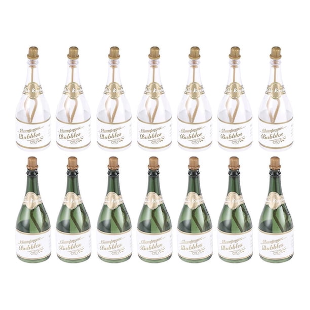 24pcs Champagne Bubble Bottles Wedding Bubble Bottles Empty Bubble Bottles Toys