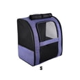 thumbnail image 4 of Ruiboury Breathable Backpack For Dogs And Cats - Fitting And Waterproof Coating Adjustable Buckles Backpack Portable Transparent purple,purple 5kg S, 4 of 6