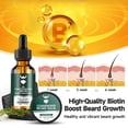 thumbnail image 3 of Kit de crecimiento de barba MistySprite 2X Biotina para hombres con aceites, 3 of 7