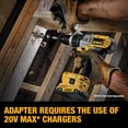 thumbnail image 4 of Kit adaptador de batería DEWALT de 18 V a 20 V con 2 baterías y cargador, 4 of 9