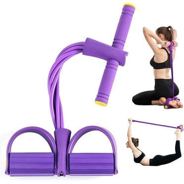 21 Fitness Resistance Bands-6 Tube, 2025 Upgrade Resistance Bands with Handles Pedal, Stretch Bands for Exercise Sit Up Exercise Equipment AB Workout Equipment for Women Men