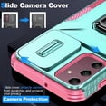 thumbnail image 4 of Funda para GANGXUN Samsung Galaxy A15 5G - Soporte metálico, Función magnética, Verde, 4 of 5