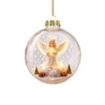 thumbnail image 6 of Barsme Glowing Christmas Story Ornament,Christmas Angel Decoration Ball With LED Light,Mini Holiday Scene Hanging Tree Decor – Warm Glow Keepsake For Mantel Window And Gift Giving, 6 of 6