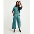 thumbnail image 7 of Hanes Originals Women's French Terry Wide Leg Cropped Pants Cactus XS, 7 of 7