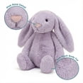 thumbnail image 4 of Kiewfjdk Soft Easter Bunny Plush Toy - Cute Stuffed Rabbit Animal | Fluffy Long-Ear Bunny for Kids, Bunny Stuffed Animal, Easter Decor & Nursery | Purple Colors (Perfect for Mother's Day Gifts), 4 of 9