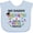 Blue, variant on Inktastic My Daddy Graduated and I'm Super Proud Boys or Girls Baby Bib