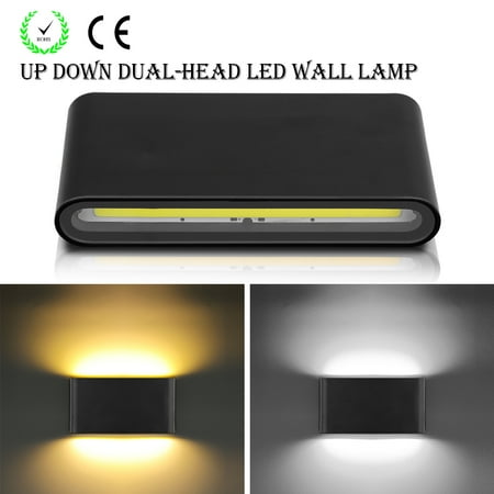 

DTOWER Waterproof Up Down Light 12W COB LED Wall Lamp for Garden Courtyard Pathway Corridor Hotel