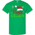 thumbnail image 3 of Inktastic Poppy Claus with Christmas Santa Hat and Snowflakes T-Shirt, 3 of 5