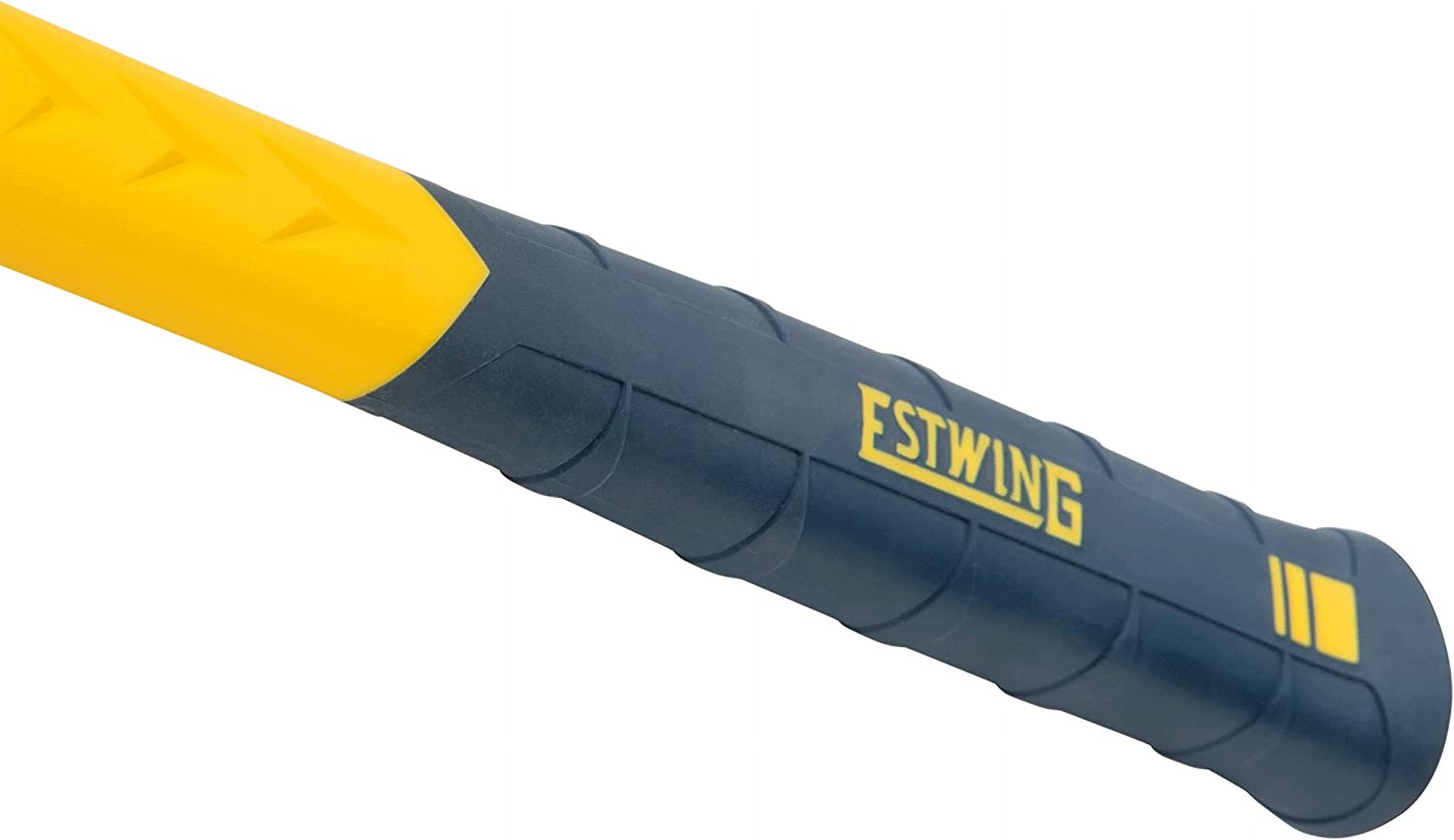 RGHJAR-ESTWING Sure Strike Engineer's Hammer - 40 oz Sledge with Fiberglass Handle & No-Slip Cushion Grip - MRF40E