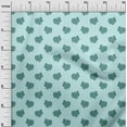 thumbnail image 2 of oneOone Cotton Cambric Fabric Rabbit Block Print Fabric BTY 56 Inch Wide, 2 of 4