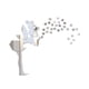 thumbnail image 1 of Kearding Pegatina de espejo 3D de elfo de hadas DIY, regalo de Navidad, pegatinas de pared, estrellas de cuento de hadas, calcomanías acrílicas, papel Decoración del hogar Plata Kearding JJ11076-01, 1 of 6