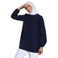 thumbnail image 3 of Navy Blue - Crew neck - Tunic - Refka, 3 of 5