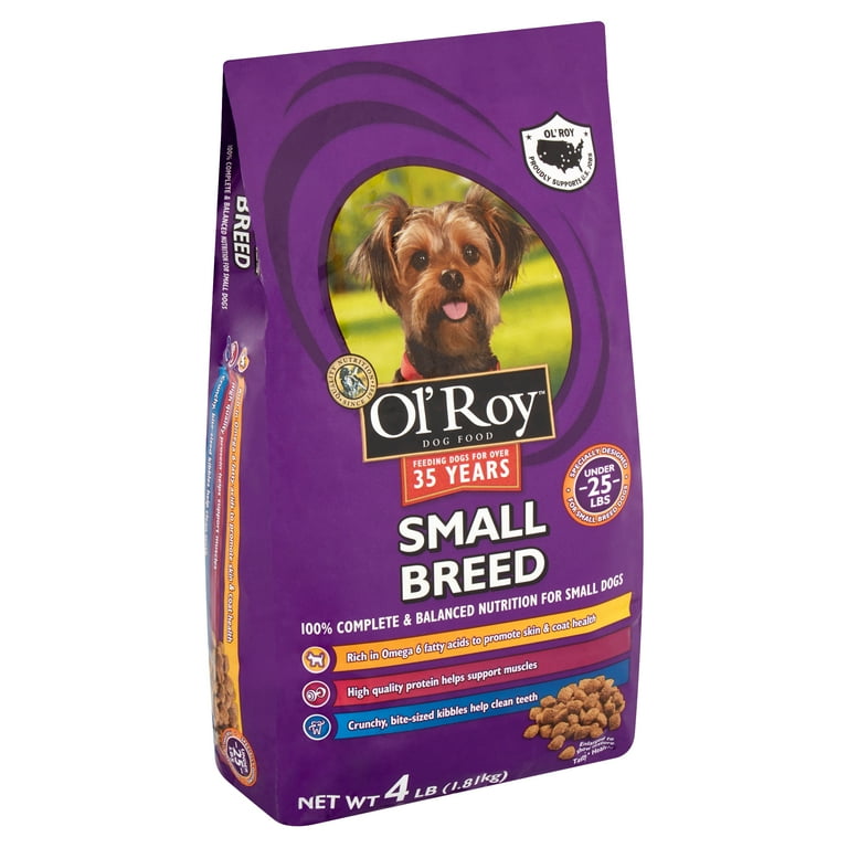 Ol Roy Small Breed Dry Dog Food 4 lb