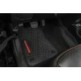 thumbnail image 2 of Flextread Floor Mats for 20-24 Jeep Gladiator - Mopar Licensed Factory Fit - Black w/ Tan Rubicon Insert - 100% Made in USA, 2 of 5