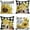 A-MIX-4PCS, variant on Sunflower Pillow Covers, Sunflower Decor Gnomes Pillow Covers 18x18in, Sunflower Decorative Black Buffalo Plaid Gnomes Throw Pillow Covers for Couch Sofa Living Room Indoor Outdoor