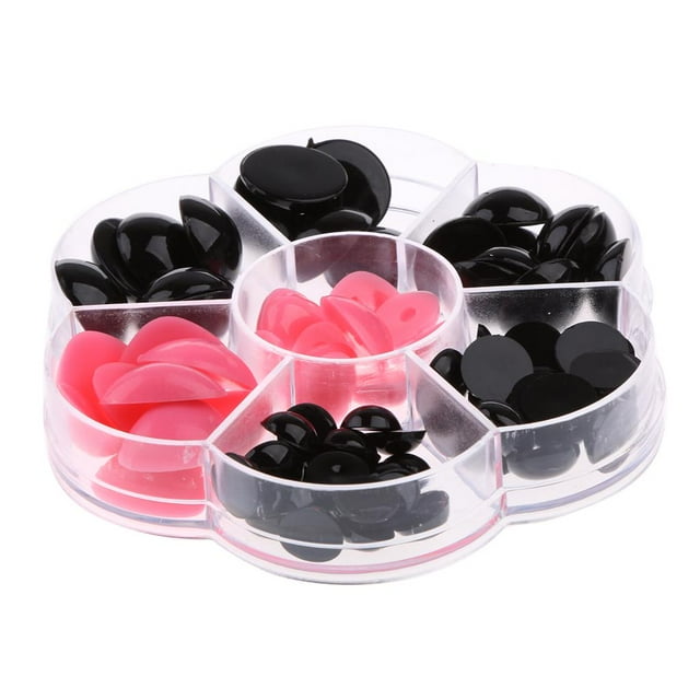 80 unids / caja seguridad muñecas ojos para de peluche juguete de Púrpura Sunnimix Ojos de la muñeca de la seguridad