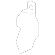 Genuine OE Subaru Lower Hinge - 60079SJ030 Fits select: 2019-2021 SUBARU FORESTER