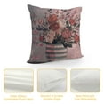 thumbnail image 4 of ARISTURING  Valentine Pillow Covers Striped Vase Happy Valentines Day Decorative Throw Pillows Decoration Holiday Party Pink Cushion Case for Home Couch Sofa, 4 of 5