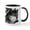 White/Black Inside, variant on CafePress - Black Wolf Mugs - 11 oz Ceramic Mug - Novelty Coffee Tea Cup