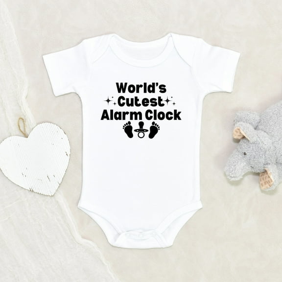 Newbabywishes - Funny Cutest Alarm Clock Baby Clothes for Boys and Girls - Newborn Baby Clothes