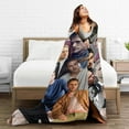 thumbnail image 6 of Blanket Charlie Hunnam Soft and Comfortable Wool Fleece Throw Blankets Gift for Home Decoration Sofa Office car Camping Yoga Travel Home Decoration Cozy Plush Beach, 6 of 6