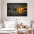thumbnail image 2 of Elephant Stock The Creation Wall Art - Horizontal Canvas Wall Art - Living Room Wall Decor - People Canvas - Gray And Black Decor By Octavian Mielu - 48" x 32", 2 of 8