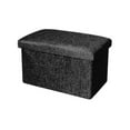 thumbnail image 1 of Storage Box Strong Load Bearing Capacity Foldable Fabric Versatile Storage Ottomans Cube Seat For Home Qinhai, 1 of 5