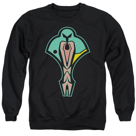 Star Trek Cardassian Logo Adult Crewneck Sweatshirt Black