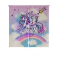 thumbnail image 1 of Cortina Noren ABPHQTO Unicornio Magia Fantasía Caballo Arco iris 105x120 cm, 1 of 1