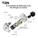 thumbnail image 2 of Audífonos In-ear Trn Mt1 Blanco Transparente, con Micrófono, 2 of 4