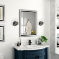 thumbnail image 4 of 17231-46 Livex Lighting Munich - 1 Light Wall Sconce In Contemporary Style-8.5 Inches Tall and 5 Inches Wide-Black Chrome Finish, 4 of 12