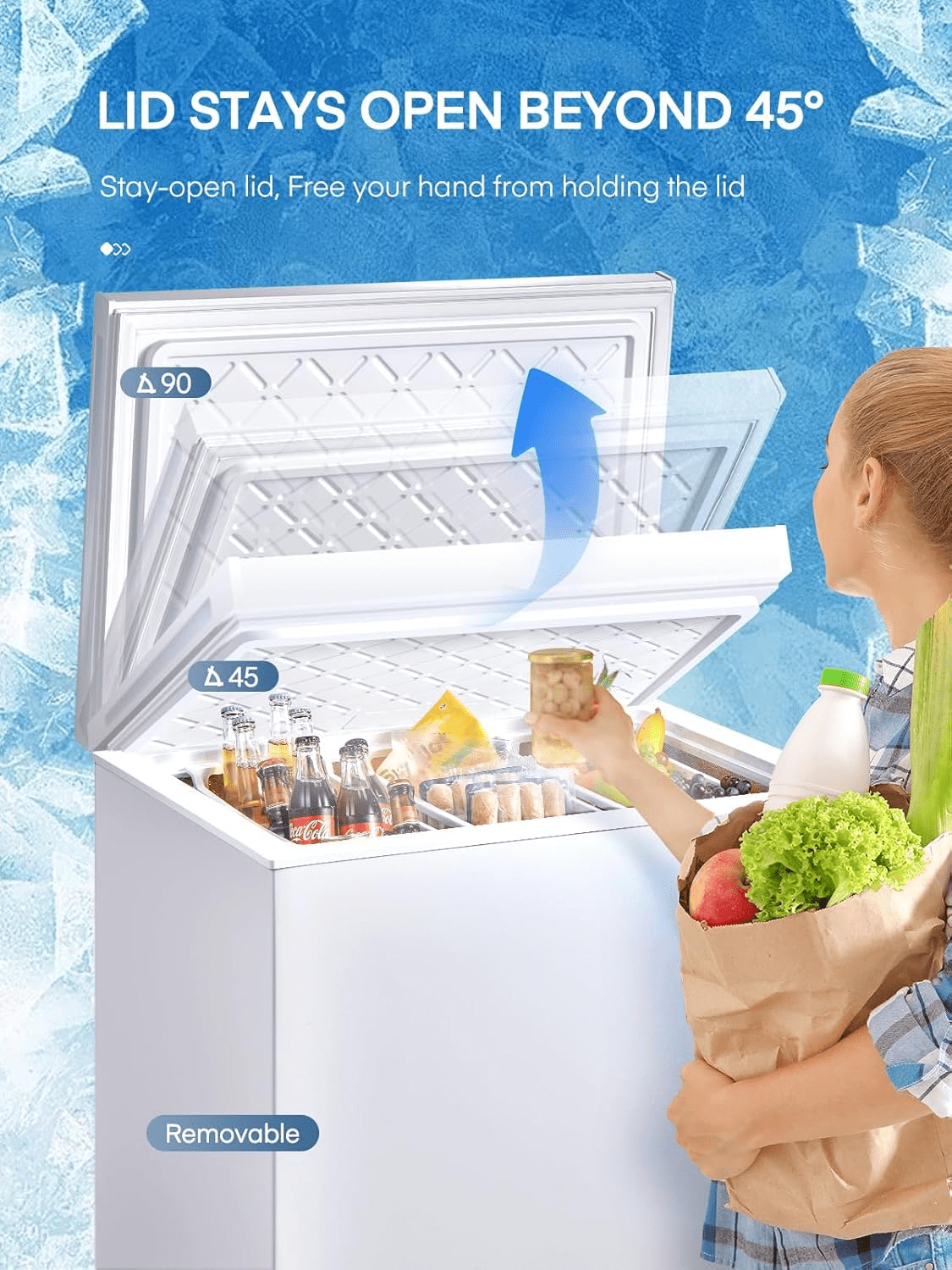 Snowflake Ice Machine, 176 LBS/24H Electric Snow Cone Maker, Food-Grade Stainless Steel