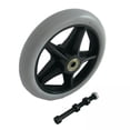 thumbnail image 1 of 2pcs Rueda delantera de silla de ruedas Sunnimix de resistencia de 6 'suave, 1 of 8