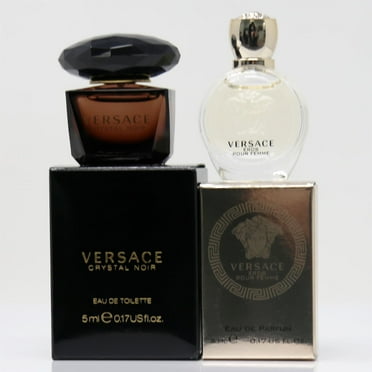 Versace Crystal Noir EDT 5ml and Eros Women EDP 5ml 2pk Kit