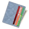 thumbnail image 2 of Tarjetero Fintie Slim, minimalista, de piel con bloqueo RFID, 2 of 7