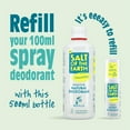 thumbnail image 2 of Salt of The Earth Unscented Natural Deodorant Refill 500ml (17.59 fl.oz), 2 of 5