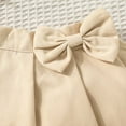 thumbnail image 3 of Girls' Solid Color Casual Pleated Skirt Fashion Multipurpose Pleated Skirt Beige 2-3 Years Clearance, 3 of 7