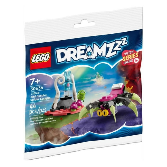 Juguete LEGO 30636 Z-Blob y Bunchu Spider Escape para niños