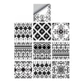 thumbnail image 1 of 10 piezas/juego de pegatinas vintage para azulejos de baño y cocina, pegatinas de pared de PVC segundo, 1 of 9