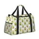 thumbnail image 2 of Balery Avocado Playing Music Bolsa de Gimnasio para Mujeres, Bolsa de Viaje con Bolsillo Húmedo, Bolsa de Fin de Semana para Mujeres, Bolsa de Viaje Resistente al Agua, 2 of 7