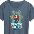 thumbnail image 3 of Disney Brave - Merida Strong Willed - Women's Short Sleeve Graphic T-Shirt, 3 of 5