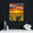 thumbnail image 5 of Canvas Prints Wall Art Flower Field at Nature Landscape Paintings for Home Living Room Bedroom Wall Decoration Ready to Hang, 5 of 5