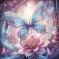 thumbnail image 1 of Kit Con Forma Especial Parcial 5D DIY Mariposa 30x30cm, 1 of 9
