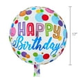 thumbnail image 4 of 17" Multicolor Confetti Happy Birthday Balloon, by Way To Celebrate, 4 of 5