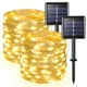 thumbnail image 1 of Guirnalda de luces solares JMEXSUSS, paquete de 2, 20 m, 100 LED, blanco cálido, 1 of 9